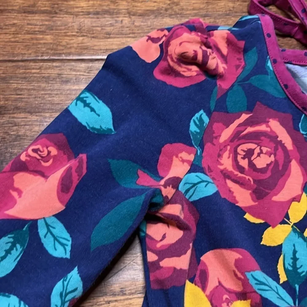 Wildflowers navy blue